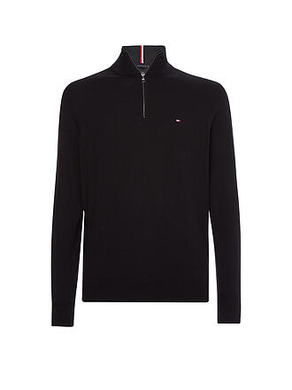 TOMMY HILFIGER | Troyerpullover | schwarz