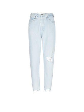 TOMMY JEANS | Highwaist Jeans Mom Fit | blau
