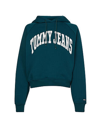 TOMMY JEANS | Kapuzensweater Hoodie | dunkelgrün