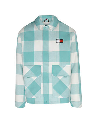 TOMMY JEANS | Overshirt TJM BUFFALLO | tuerkis