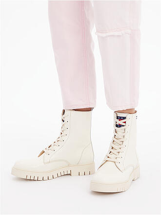 TOMMY JEANS | Schnürboots | weiss