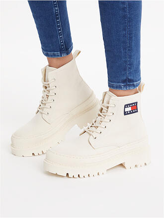 TOMMY JEANS | Schnürstiefel | schwarz