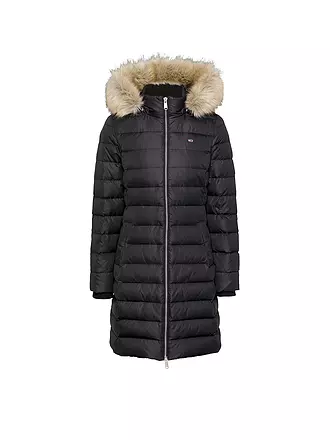 TOMMY JEANS | Steppmantel | schwarz