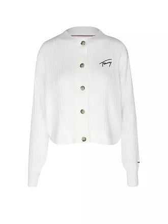 TOMMY JEANS | Strickjacke | weiss