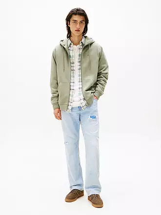 TOMMY JEANS | Sweatjacke | olive
