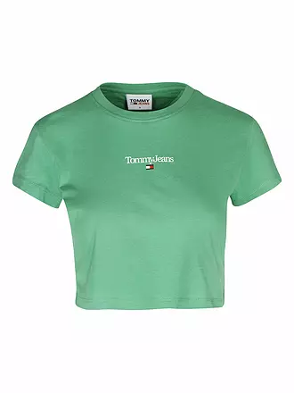 TOMMY JEANS | T-Shirt Cropped Fit | grün