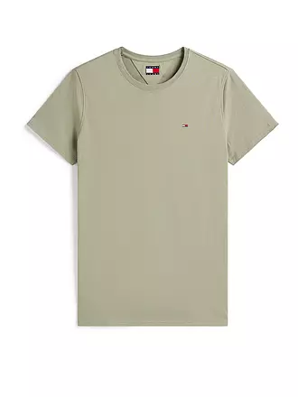 TOMMY JEANS | T-Shirt Slim Fit | olive