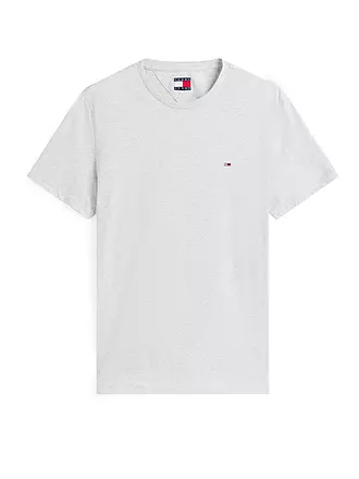 TOMMY JEANS | T-Shirt Slim Fit | hellgrau
