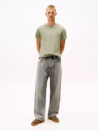 TOMMY JEANS | T-Shirt Slim Fit | hellgrau