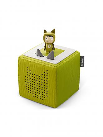 TONIES | Toniebox - Starter-Set mit Kreativ-Tonie (Anthrazit) | hellgrün