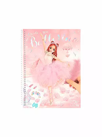 TOP MODEL | TOPModel Malbuch mit Stickern BALLET | keine Farbe