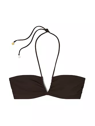 TORY BURCH | Bandeau Bikinioberteil | braun