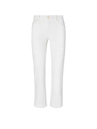 TORY BURCH | Jeans Flared Fit 7/8 | weiss
