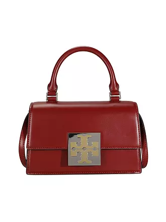 TORY BURCH | Ledertasche - Mini Bag | dunkelrot