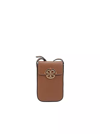 TORY BURCH | Ledertasche - Phone Crossbody Miller | braun