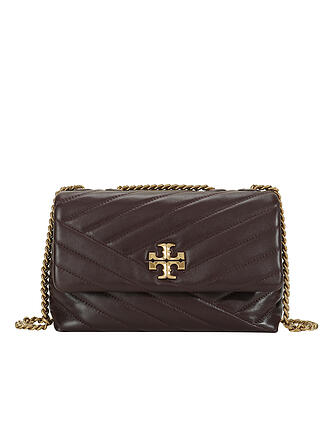 TORY BURCH | Ledertasche - Schultertasche KIRA CHEVRON Small | beige