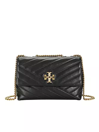 TORY BURCH | Ledertasche - Schultertasche KIRA CHEVRON Small | beige