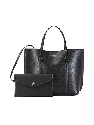 TORY BURCH | Ledertasche - Shopper PERRY SMALL TOTE | schwarz