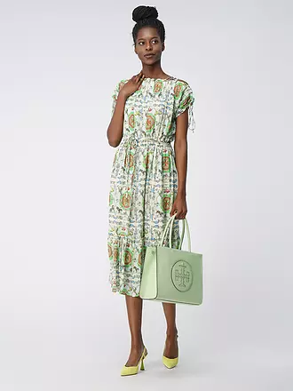 TORY BURCH | Ledertasche - Tote Bag ELLA ECO TOTE Small | hellgrün