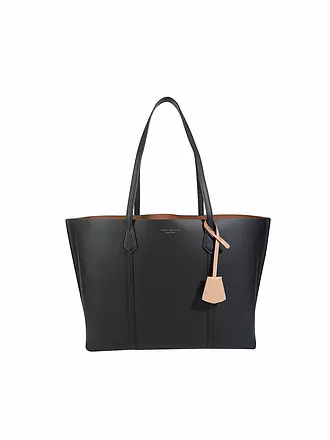 TORY BURCH | Ledertasche - Tote Bag PERRY TRIPLE COMPARTMENT Large | schwarz