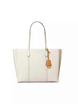 TORY BURCH | Ledertasche - Tote Bag PERRY TRIPLE COMPARTMENT Large | beige