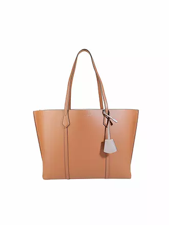 TORY BURCH | Ledertasche - Tote Bag PERRY TRIPLE COMPARTMENT | braun