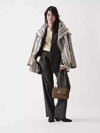 TORY BURCH | Ledertasche - Umhängetasche KIRA | olive