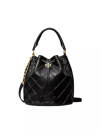 TORY BURCH | Ledertasche -Bucket Bag FLEMING L | schwarz