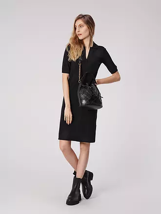 TORY BURCH | Ledertasche -Bucket Bag FLEMING L | schwarz