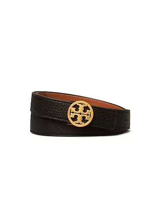 TORY BURCH | Lederwendegürtel  MILLER | schwarz