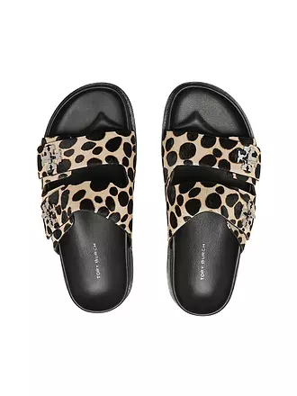 TORY BURCH | Sandalen T-LOCK SPORT SLIDE | schwarz