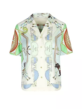 TORY BURCH | Seidenbluse | blau