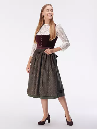 TRENTINI | Dirndl | dunkelrot