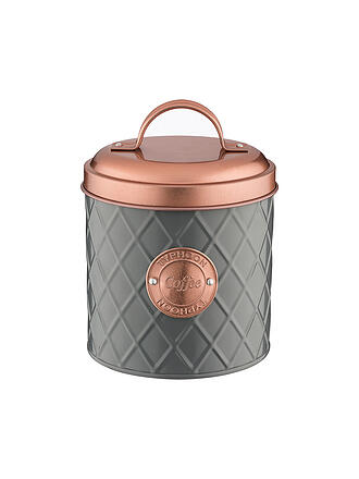 TYPHOON | Vorratsbehälter Kaffee Henrik Copper 1l Grau/Kupfer | grau