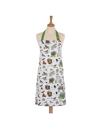 ULSTER WEAVERS | Schürze Cotton Garden Birds | hellgrün