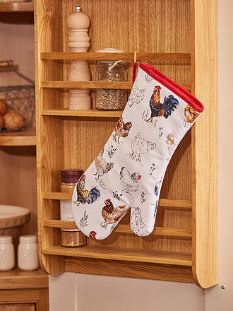 ULSTER WEAVERS | Topfhandschuh Foraging Fox | dunkelrot