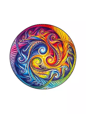 UNIDRAGON | Holzpuzzle - Mandala der Galaxien-Inkarnation M | keine Farbe