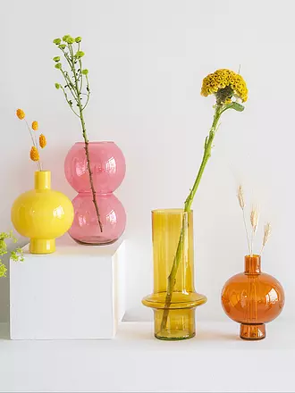 URBAN NATURE CULTURE | Vase 15,5x20cm Golden Oak | orange