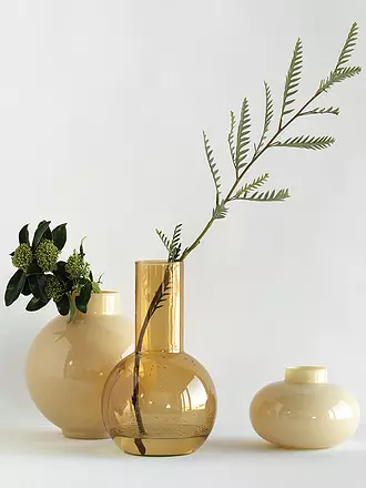 URBAN NATURE CULTURE | Vase ELLA 19x31cm Almond | gelb