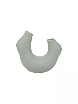 URBAN NATURE CULTURE | Vase FELICE 26x13x24cm Sea Form Green | hellgrün