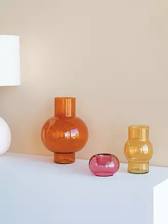 URBAN NATURE CULTURE | Vase TUMMY 18x8x24cm Orange Rust | orange