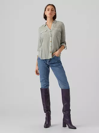 VERO MODA | Bluse langarm VMBUMPY | grün