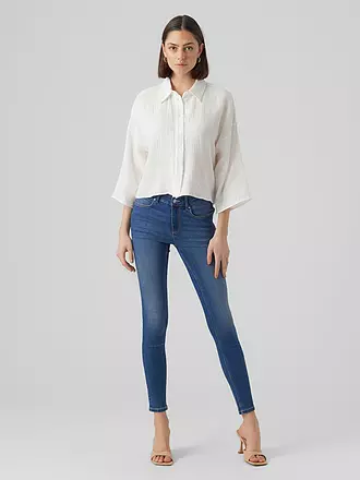 VERO MODA | Blusenshirt  VMNATALI CROP | dunkelblau