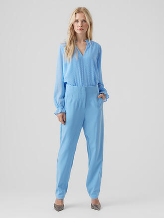 VERO MODA | Businesshose Tapered Fit 7/8 VMKIRALOA | hellblau