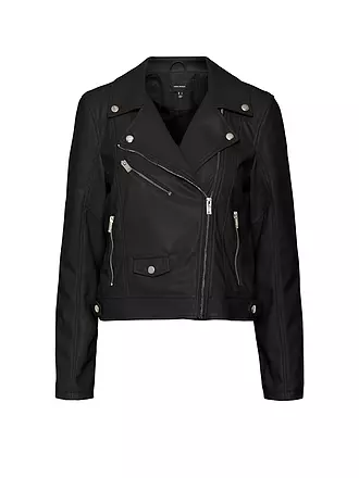 VERO MODA | Jacke in Lederoptik VMBELLA | schwarz
