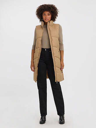 VERO MODA | Steppgilet VMUPPSALA | beige