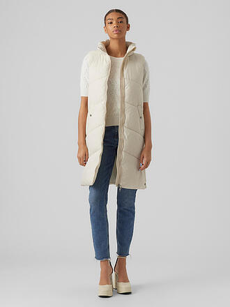 VERO MODA | Steppgilet VMUPPSALA | creme