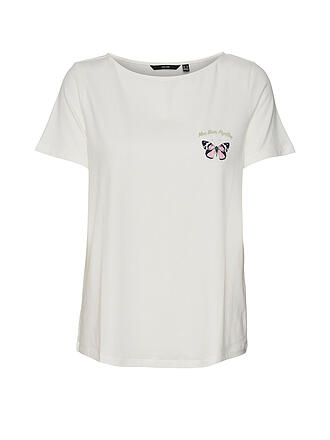 VERO MODA | T-Shirt  VMSIV BOAT NECK | weiss