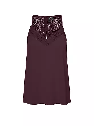 VERO MODA | Top VMANA | dunkelrot