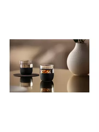VILLEROY & BOCH | Schnapsglas 4er Set MANUFACTURE ROCK BLANC GLAS | schwarz